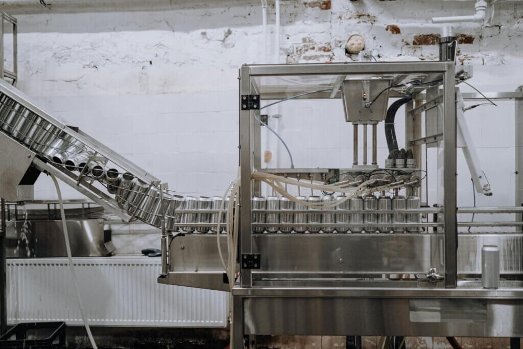 Chaîne de production agroalimentaire industrielle