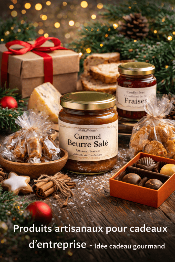 Produits artisanaux pour cadeaux d’entreprise avec caramel beurre salé artisanal breton